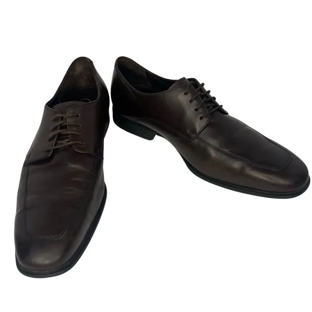 Cole Haan Soft Leather Brown Loafer Lace Up Oxford Shoes Men's US 9M